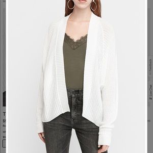 New Express White Thermal Style Sweater XXS